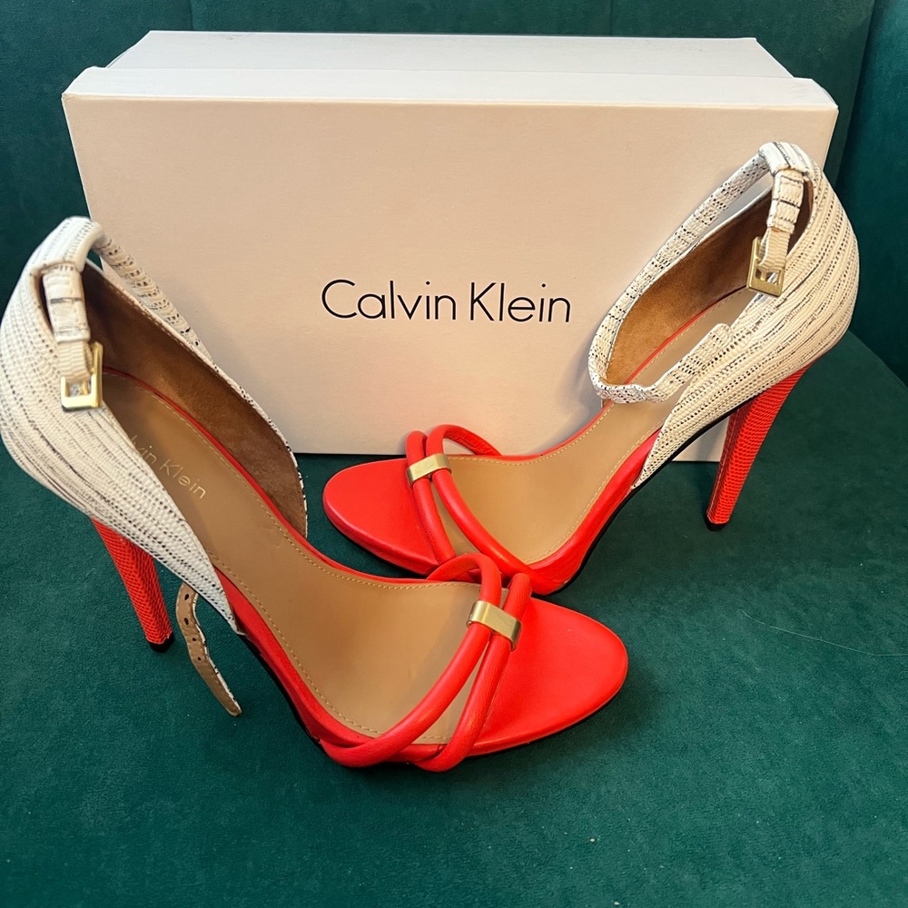 Calvin klein nathali vermillion white appa